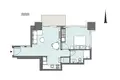 Appartement 1 chambre 59 m² Doubaï, Émirats arabes unis