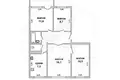 Wohnung 4 zimmer 65 m² Malaryta, Belarus