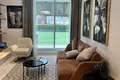 Complexe résidentiel New complex of furnished apartments Maimoon Gardens with a swimming pool, a waterfall and sports grounds, JVC, Dubai, UAE
