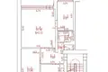 3 room apartment 75 m² Pakuonis, Lithuania