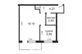 Квартира 1 комната 32 м² Минск, Беларусь
