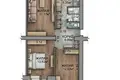 Apartamento 3 habitaciones 61 m² Minsk, Belarús
