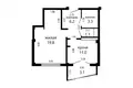 1 bedroom apartment 45 m² Minsk, Belarus