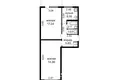 Квартира 2 комнаты 47 м² Минск, Беларусь