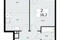 Apartamento 2 habitaciones 38 m² Kommunarka, Rusia