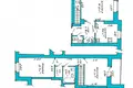 3 room apartment 72 m² Minsk, Belarus