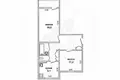 Apartamento 2 habitaciones 55 m² Kámieniets, Belarús