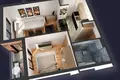 1 bedroom apartment 42 m² Becici, Montenegro