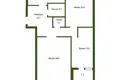 3 room apartment 81 m² Lida, Belarus