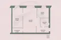 Квартира 2 комнаты 42 м² Минск, Беларусь