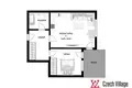 Apartamento 3 habitaciones 58 m² Praga, Chequia