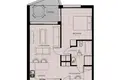 Квартира 1 спальня 65 м² Chloraka, Кипр