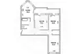 Wohnung 3 zimmer 80 m² Muchaviecki sielski Saviet, Belarus