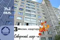 Wohnung 3 zimmer 74 m² Baranawitschy, Belarus
