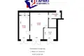 Квартира 2 комнаты 45 м² Минск, Беларусь