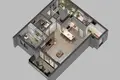 Mieszkanie 1 pokój 87 m² Aksu, Turcja