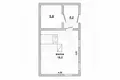 Dom 18 m² Dzmitrovicki sielski Saviet, Białoruś