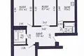 3 room apartment 79 m² Minsk, Belarus