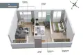 Appartement 2 chambres 44 m² Kaunas, Lituanie
