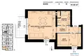 Appartement 2 chambres 41 m² Poznan, Pologne