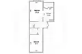 2 room apartment 64 m² Brest, Belarus