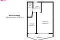 Mieszkanie 1 pokój 28 m² Wilno, Litwa