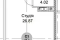 1 room apartment 30 m² Odesa, Ukraine