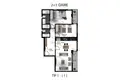Appartement 2 chambres 50 m² Obakoy, Turquie