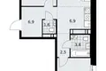 Wohnung 3 zimmer 60 m² Kommunarka, Russland