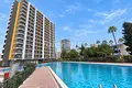 Complejo residencial New 1+1 apartment in Tece, Mersin, with household appliances and sea view