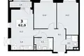 Apartamento 3 habitaciones 62 m² Kommunarka, Rusia
