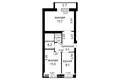 Mieszkanie 2 pokoi 55 m² Bolszewik, Białoruś