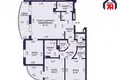 Mieszkanie 4 pokoi 129 m² Mińsk, Białoruś