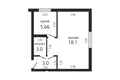 1 bedroom apartment 30 m² Minsk, Belarus