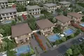 Wohnkomplex New complex of villas with swimming pools and around-the-clock security close to a highway, Istanbul, Turkey