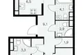 Apartamento 4 habitaciones 77 m² Moscú, Rusia
