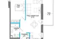 2 room apartment 49 m² Warsaw, Poland