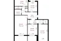Квартира 4 комнаты 85 м² Островы, Беларусь