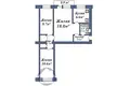 3 room apartment 55 m² Baranavichy, Belarus