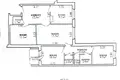 Mieszkanie 4 pokoi 86 m² Witebsk, Białoruś