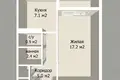 Квартира 1 комната 33 м² Минск, Беларусь