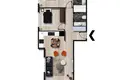 Mieszkanie 3 pokoi 98 m² Alanya, Turcja