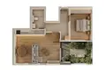 Apartamento 1 habitacion 51 m² Kotor, Montenegro