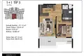 Appartement 2 chambres 58 m² Mezitli, Turquie
