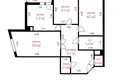 3 room apartment 85 m² Minsk, Belarus
