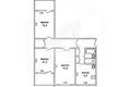 Wohnung 3 zimmer 70 m² Muchaviecki sielski Saviet, Belarus