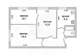 Wohnung 3 zimmer 52 m² Brest, Belarus
