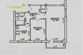 2 room apartment 40 m² Minsk, Belarus