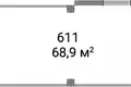 Oficina 69 m² en Moscú, Rusia