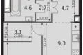 Appartement 1 chambre 37 m² Moscou, Russie